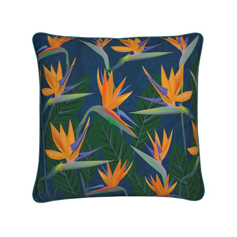 Bird of Paradise Flower Cushion