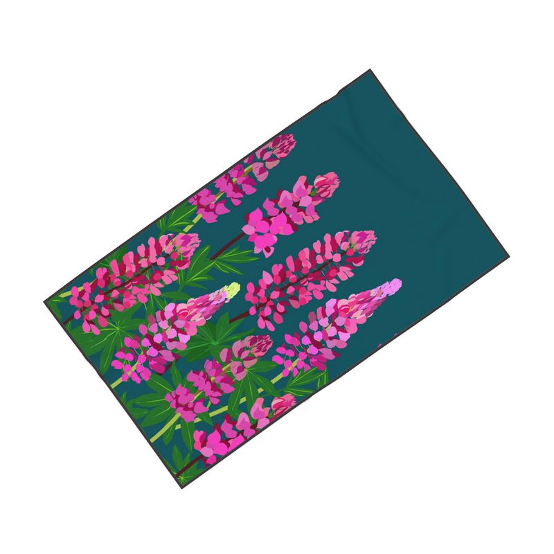 Lupins Beach Towel