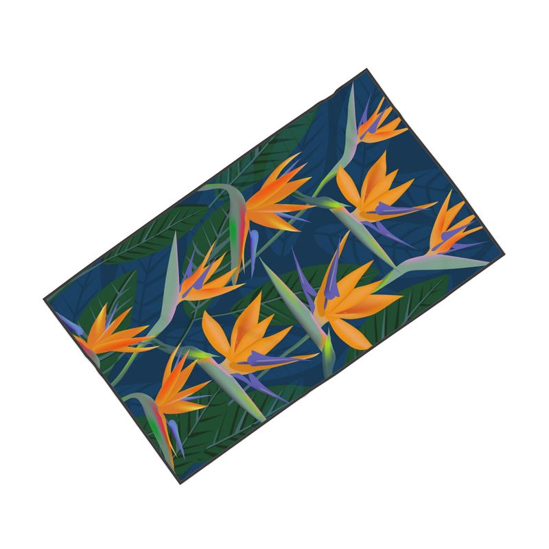 Bird of Paradise Flower Beach Towel