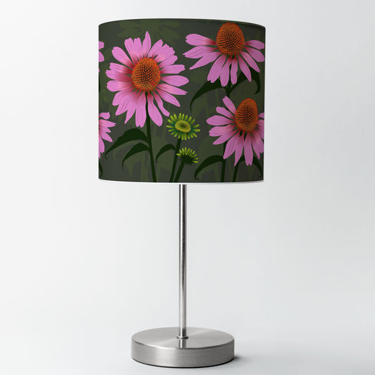 Echinacea Cone Flower floral lampshade