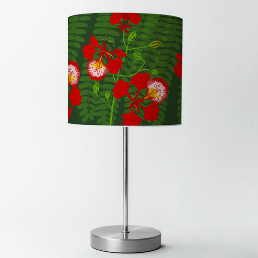 Flamboyant Flower lampshade