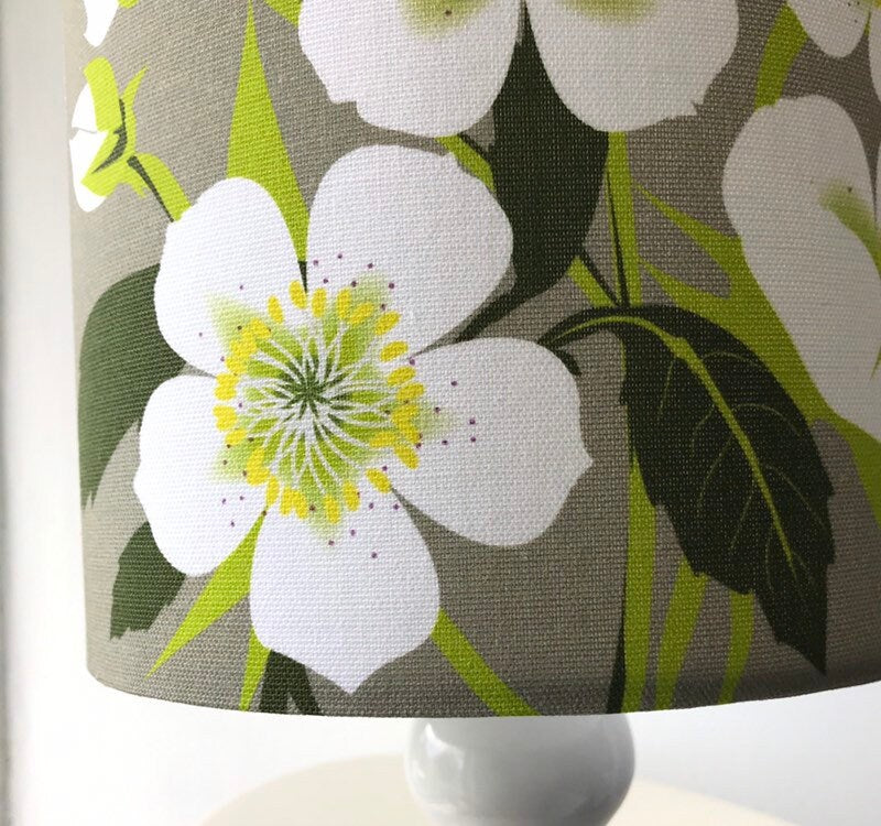 Hellebore stone lampshade