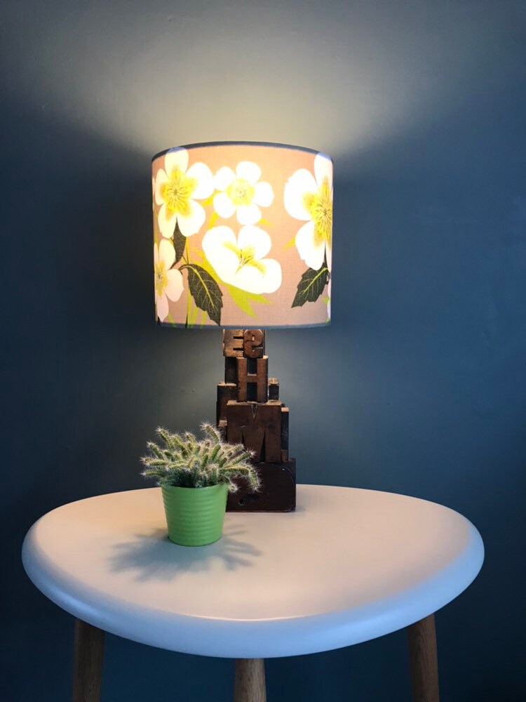 Hellebore stone lampshade