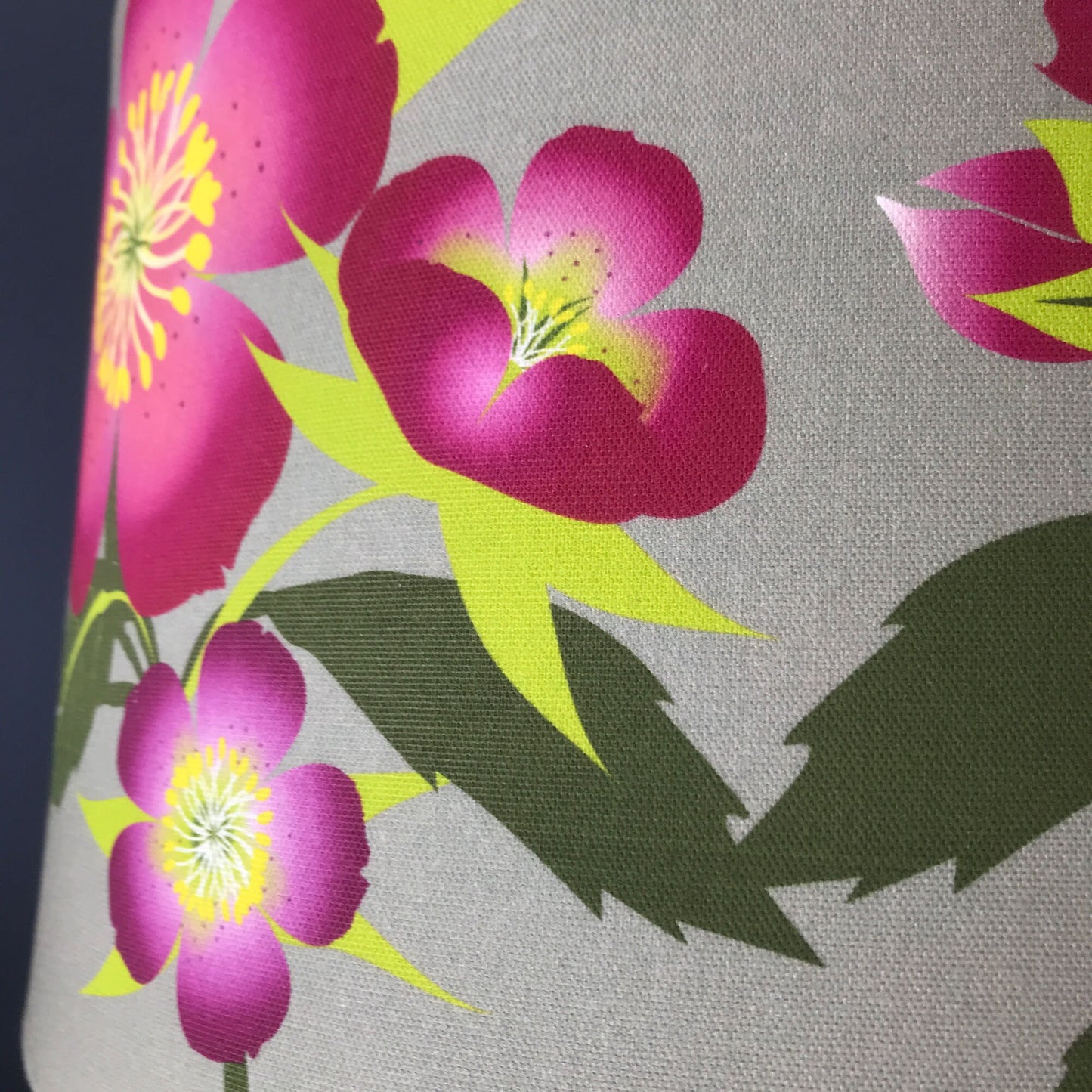 Hellebore flower lampshade