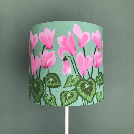Cyclamen Floral lampshade