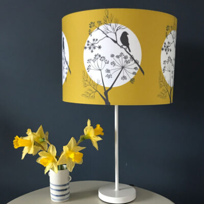 Mustard Yellow Fennel & Sparrow lampshade