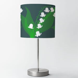 Lily of the Valley designer lamp shade