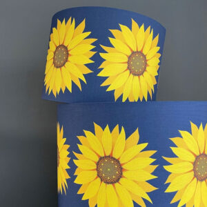Sunflower Dark Blue lampshade