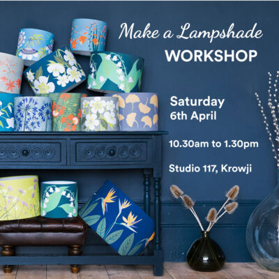 Lampshade Making Workshop – Saturday 6th April at my Krowji studio